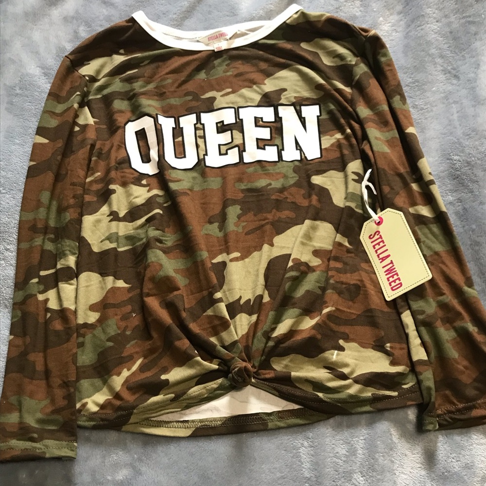 Girls camo shirt